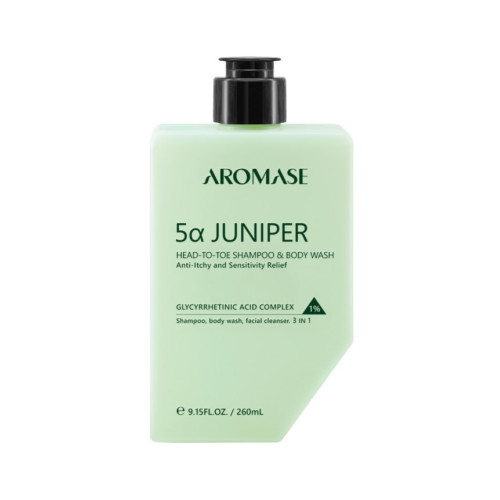 Фото - Очищувальний гель-шампунь 3в1 для волосся, тіла та обличчя Aromase 5α Juniper Head-to-Toe Shampoo & Body Wash