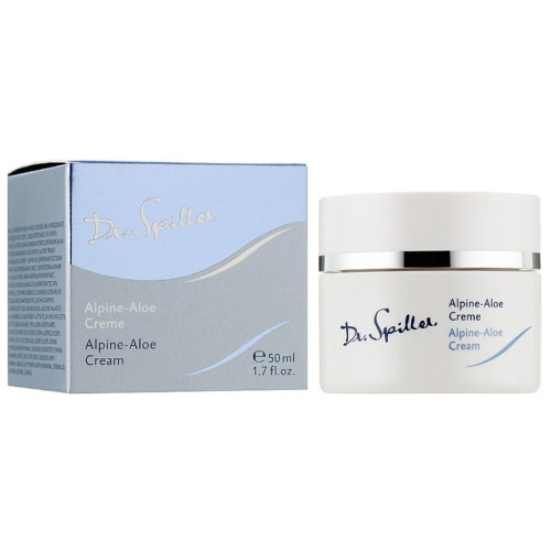 Фото - Відновлювальний крем для сухої та чутливої шкіри Dr.Spiller Alpine-Aloe Cream 