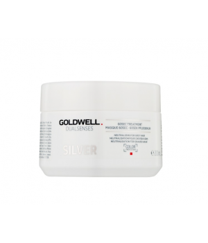 Маска для сивого та світлого волосся Goldwell Dualsenses Silver 60sec Treatment 