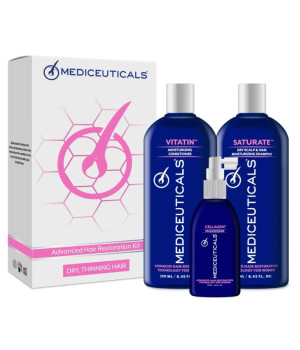 Набір для стимулювання росту волосся для жінок (сухе волосся) Mediceuticals Advanced Hair Restoration Kit
