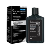 Шампунь проти утворення сивого волосся для чоловіків Trichoderm Black Anti-Grey Hair Treatment Shampoo for Men