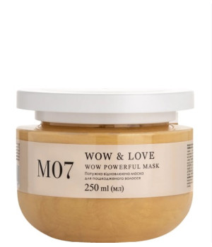 Потужна відновлююча маска WOW & LOVE M07 WOW POWERFUL MASK для пошкодженого волосся